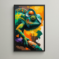 Abstract Chameleon Wall Art | Digital Download
