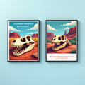 Dinosaur National Monument Digital Print | Utah Colorado Fossil Art