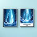 Eisriesenwelt Austria Digital Print | Giant Ice Cave Art