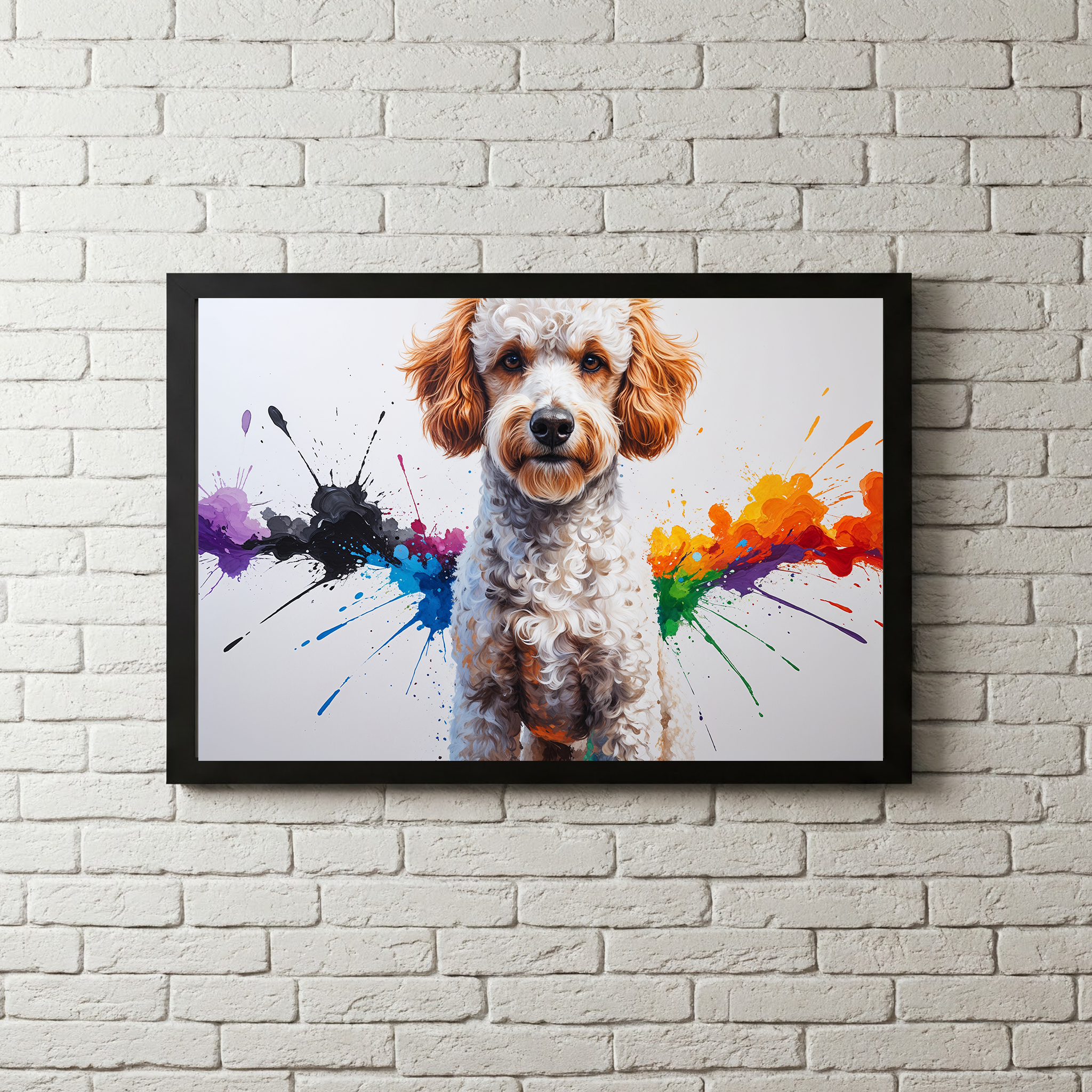 Colorful Poodle Art | Digital Download Print