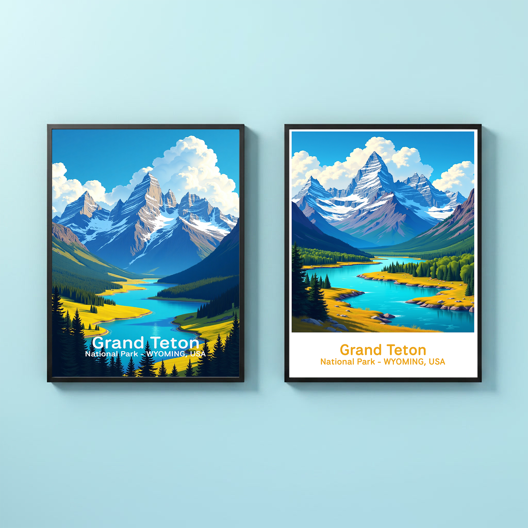Grand Teton National Park Poster | Digital Download