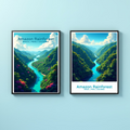 Digital art of the Amazon Rainforest by Reflectionare, showcasing lush green trees and vibrant jungle scenery.