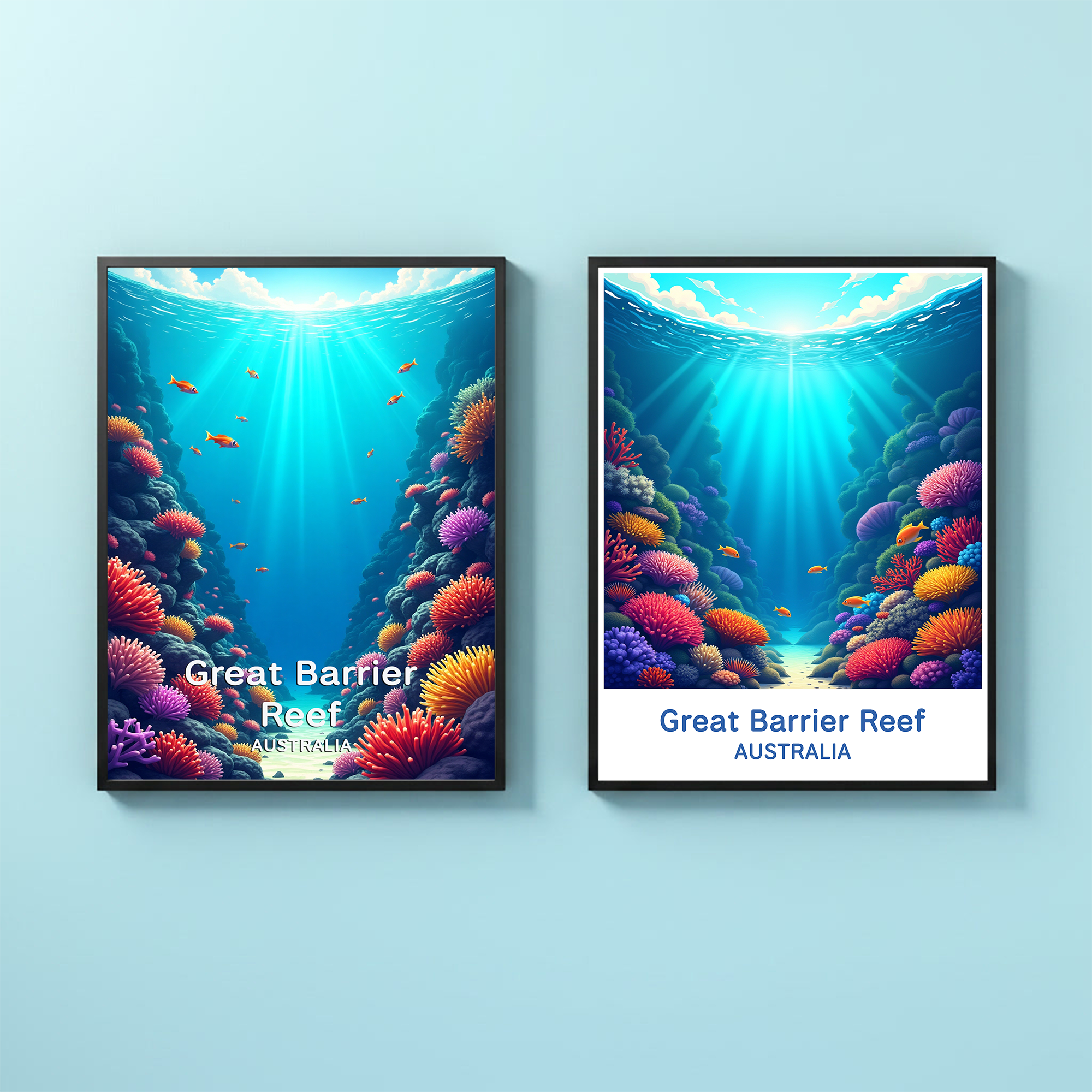 Great Barrier Reef Poster | Digital Download