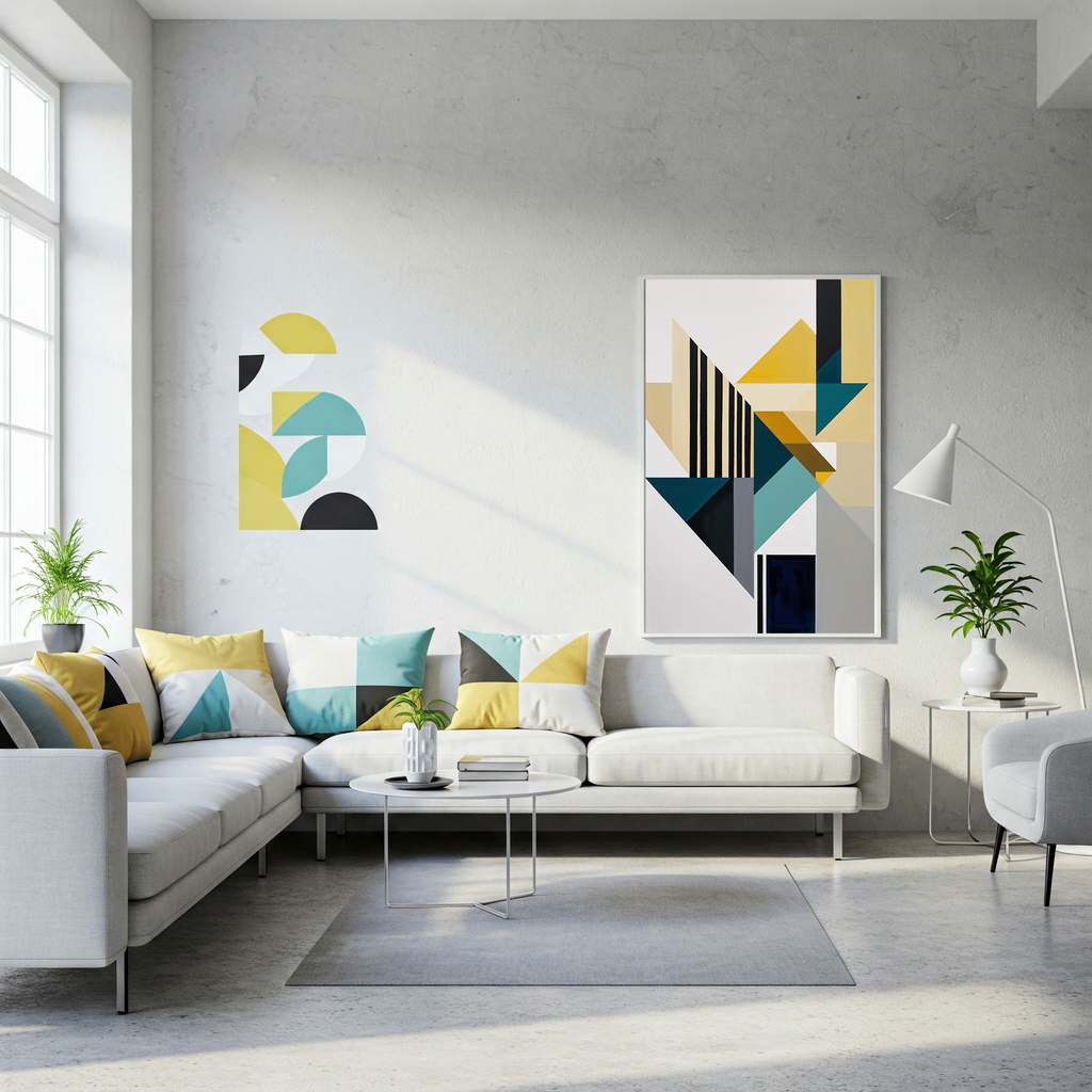 Abstract Geometric Art Print | Digital Download