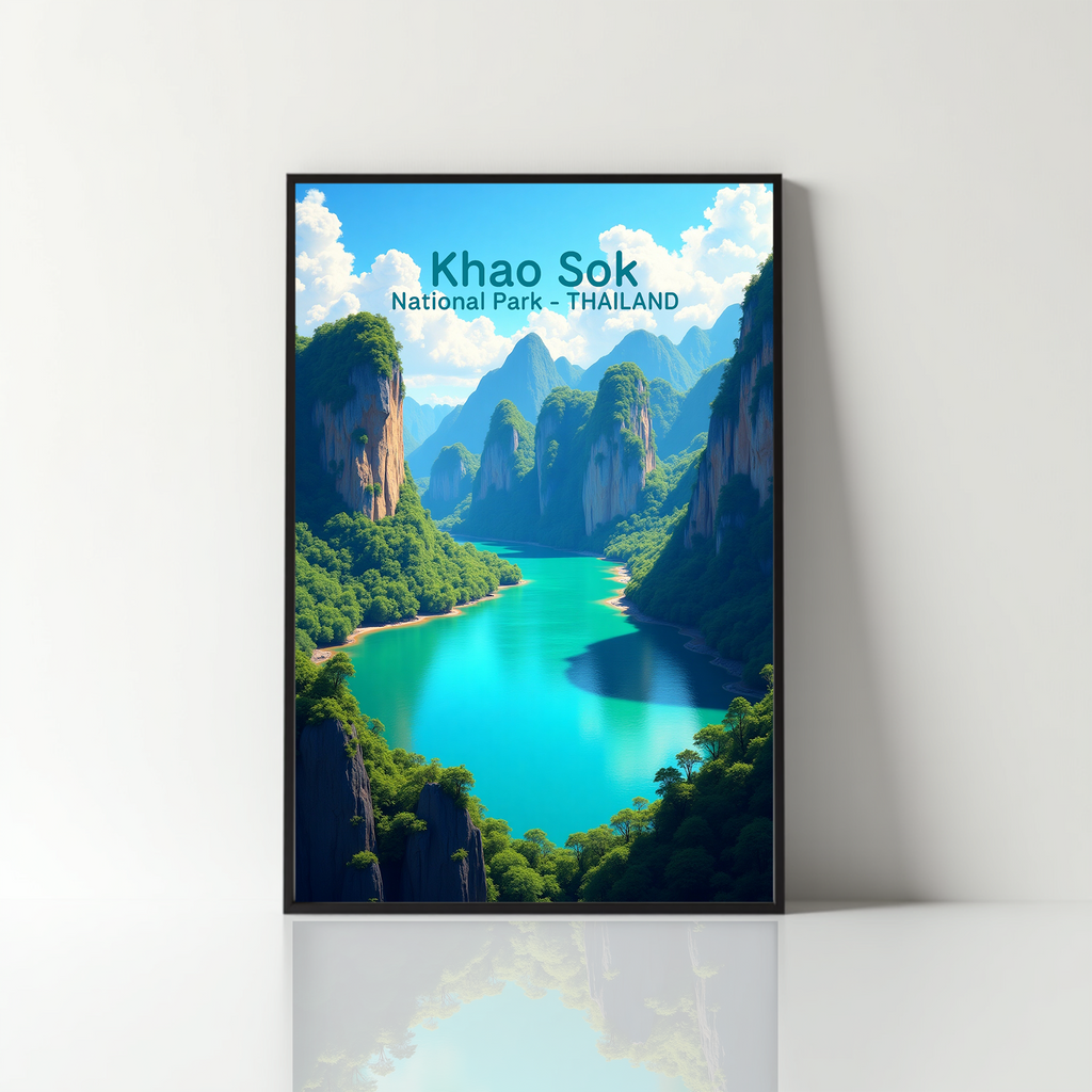 Khao Sok National Park Poster | Digital Download