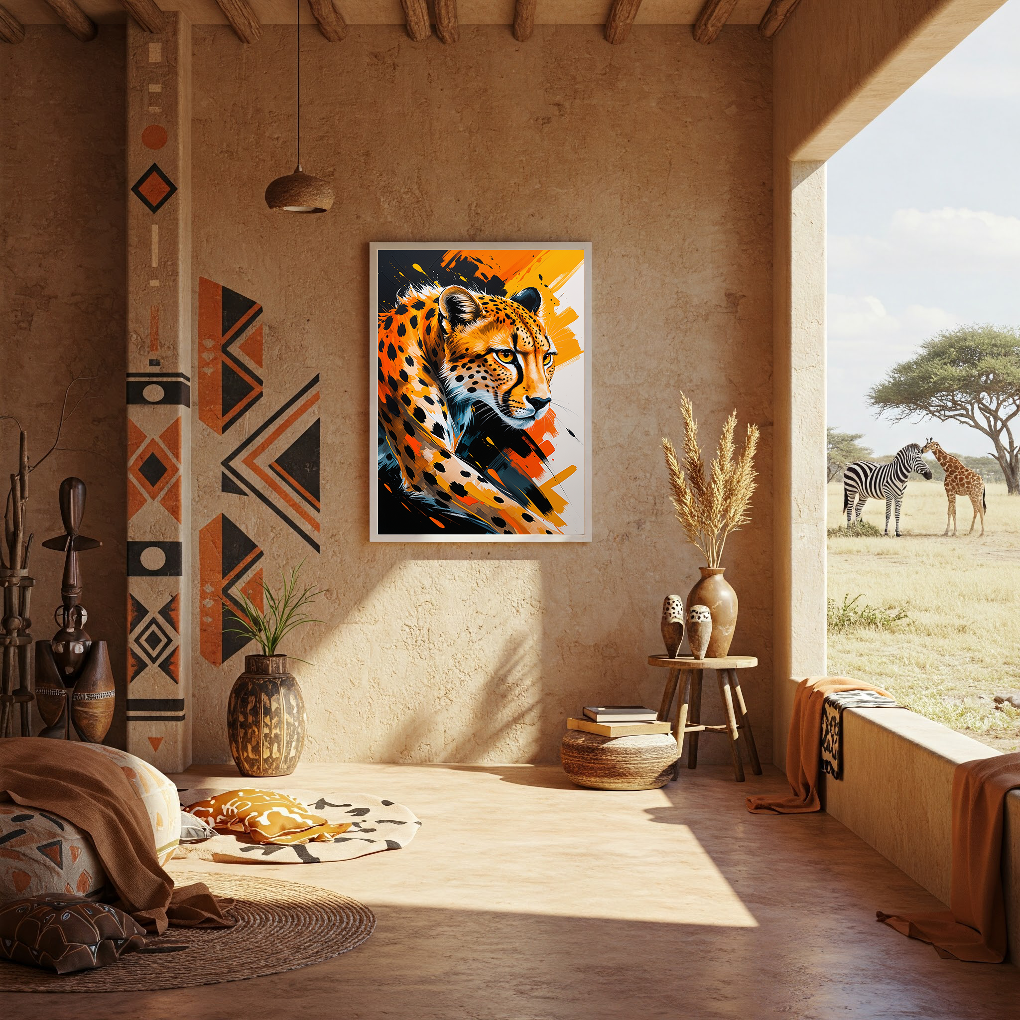 Abstract Cheetah Wall Art II | Digital Download