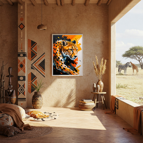 Abstract Cheetah Wall Art II | Digital Download