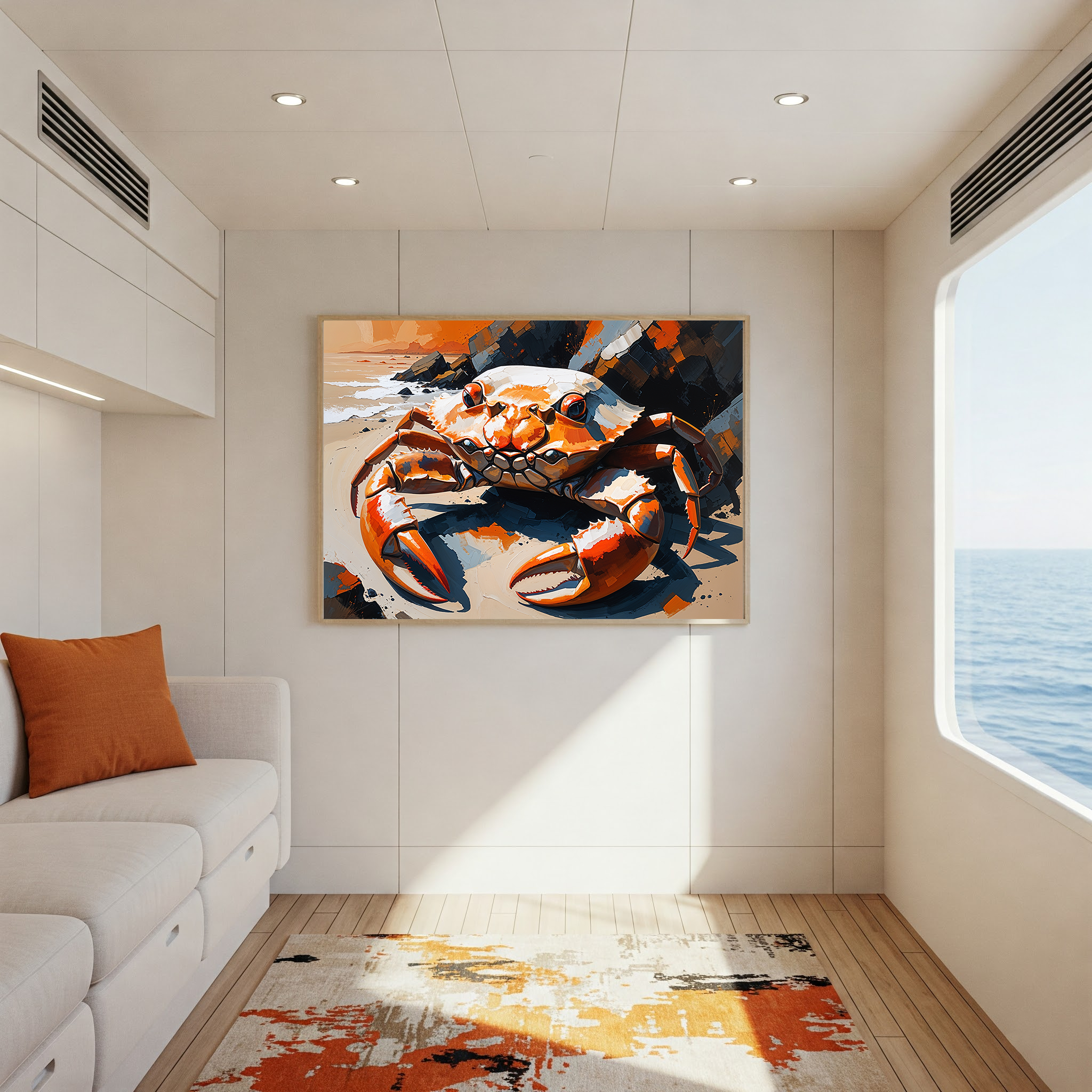 Abstract Crab Art Print | Digital Download