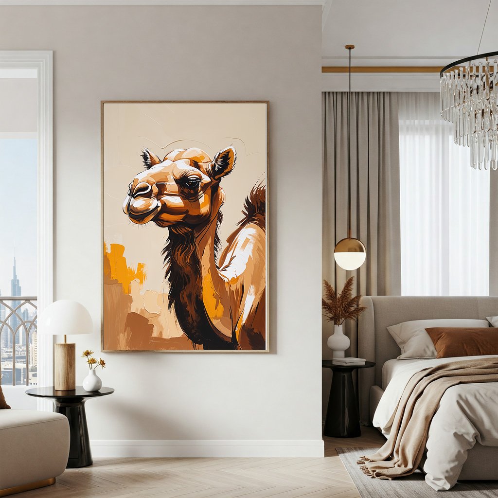 Abstract Camel Wall Art | Digital Download