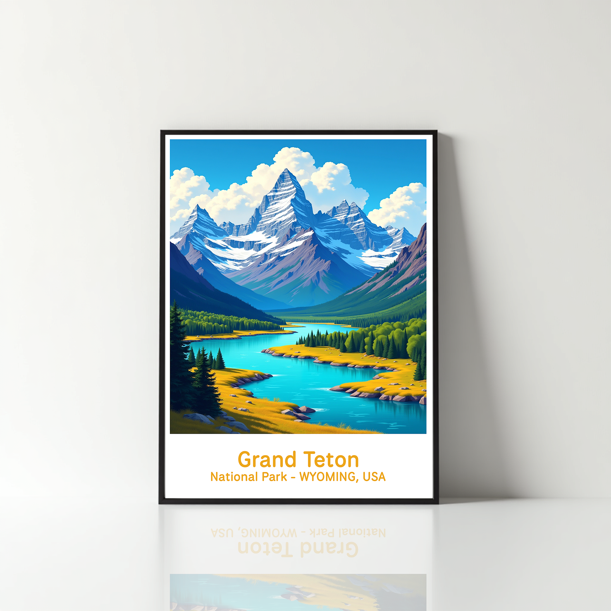 Grand Teton National Park Poster | Digital Download