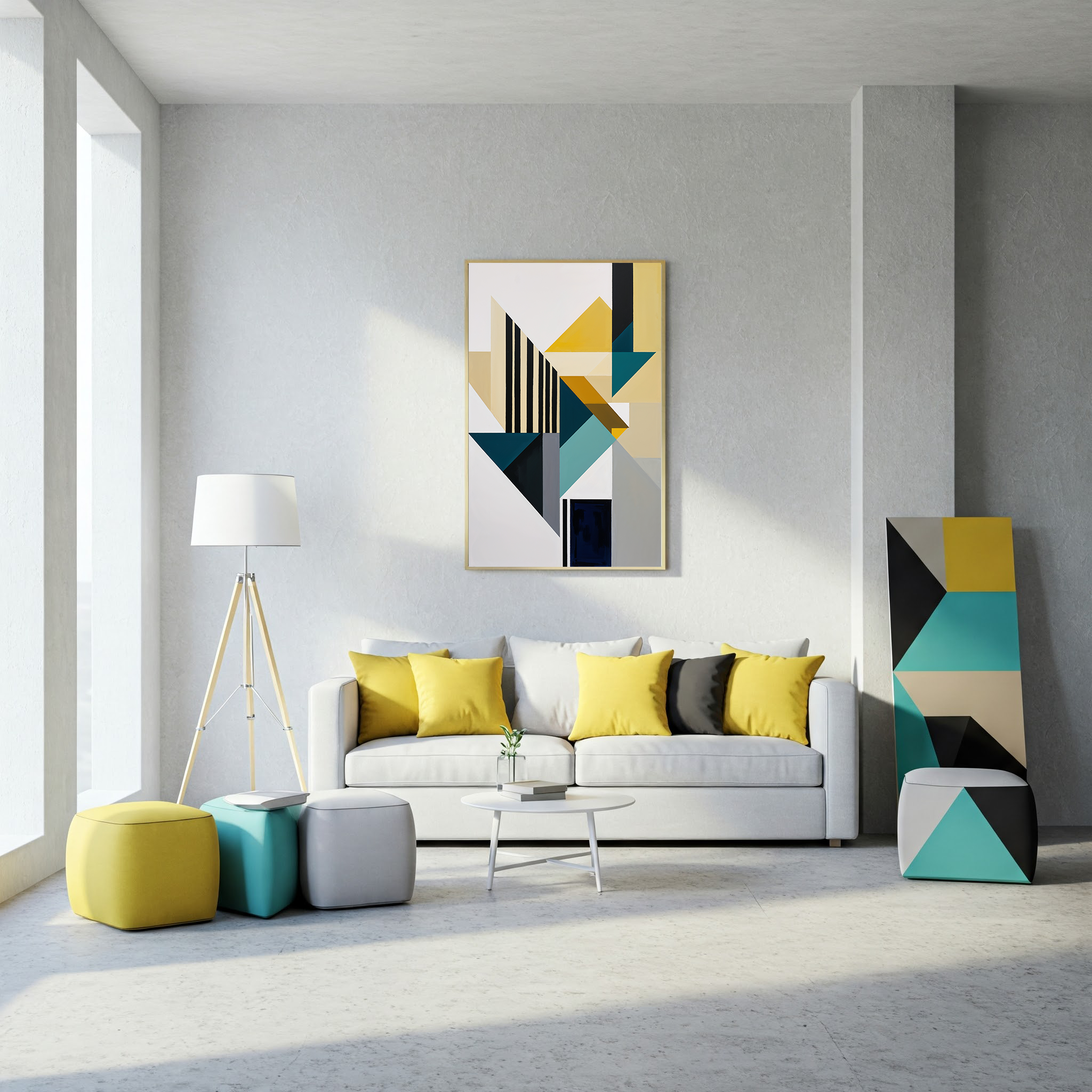 Abstract Geometric Art Print | Digital Download