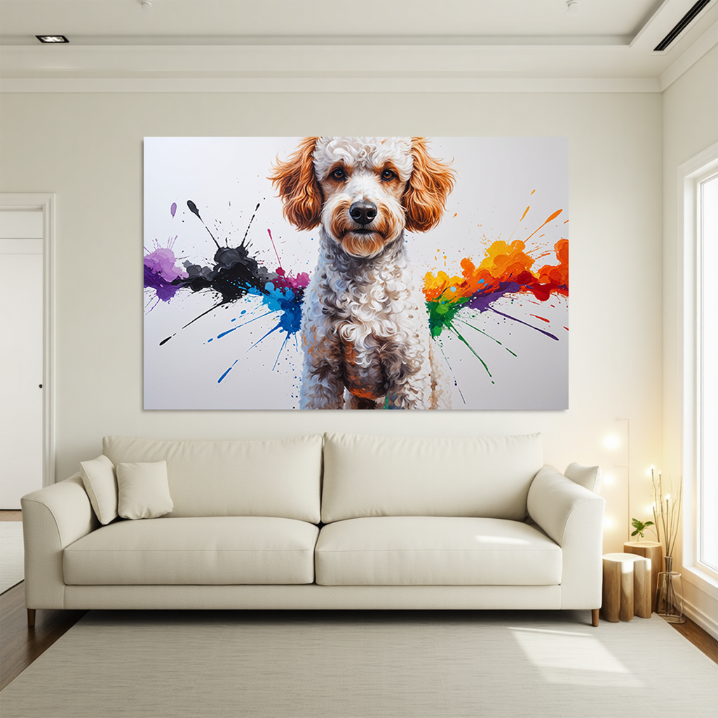 Colorful Poodle Art | Digital Download Print