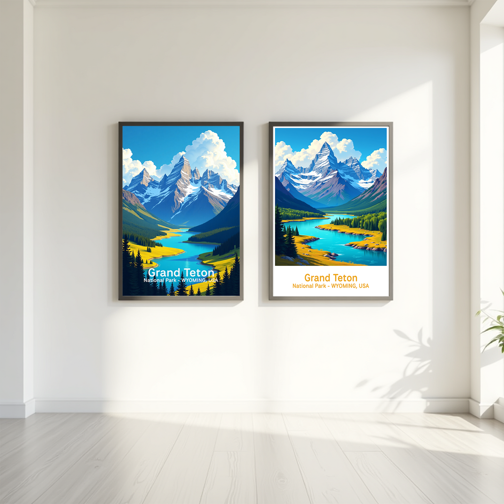 Grand Teton National Park Poster | Digital Download