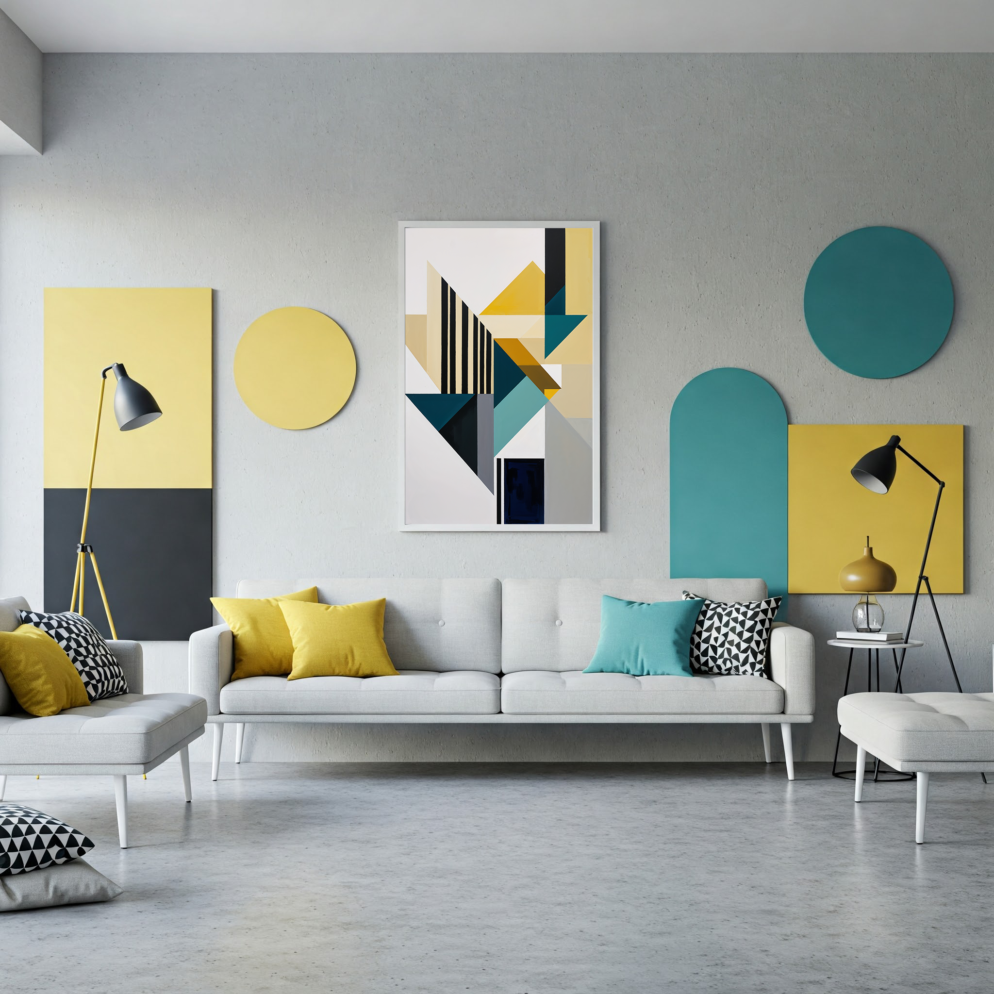 Abstract Geometric Art Print | Digital Download