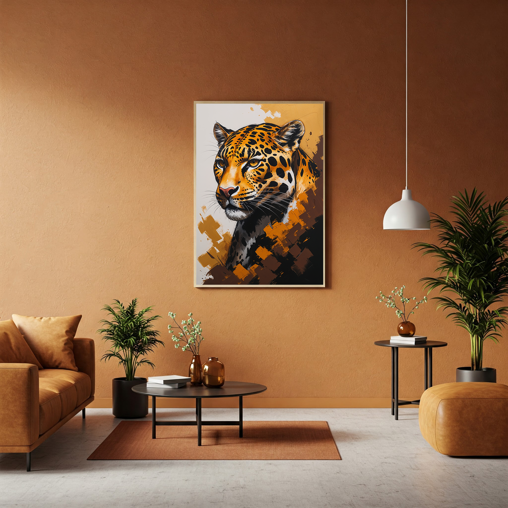 Abstract Jaguar II Wall Art | Digital Download