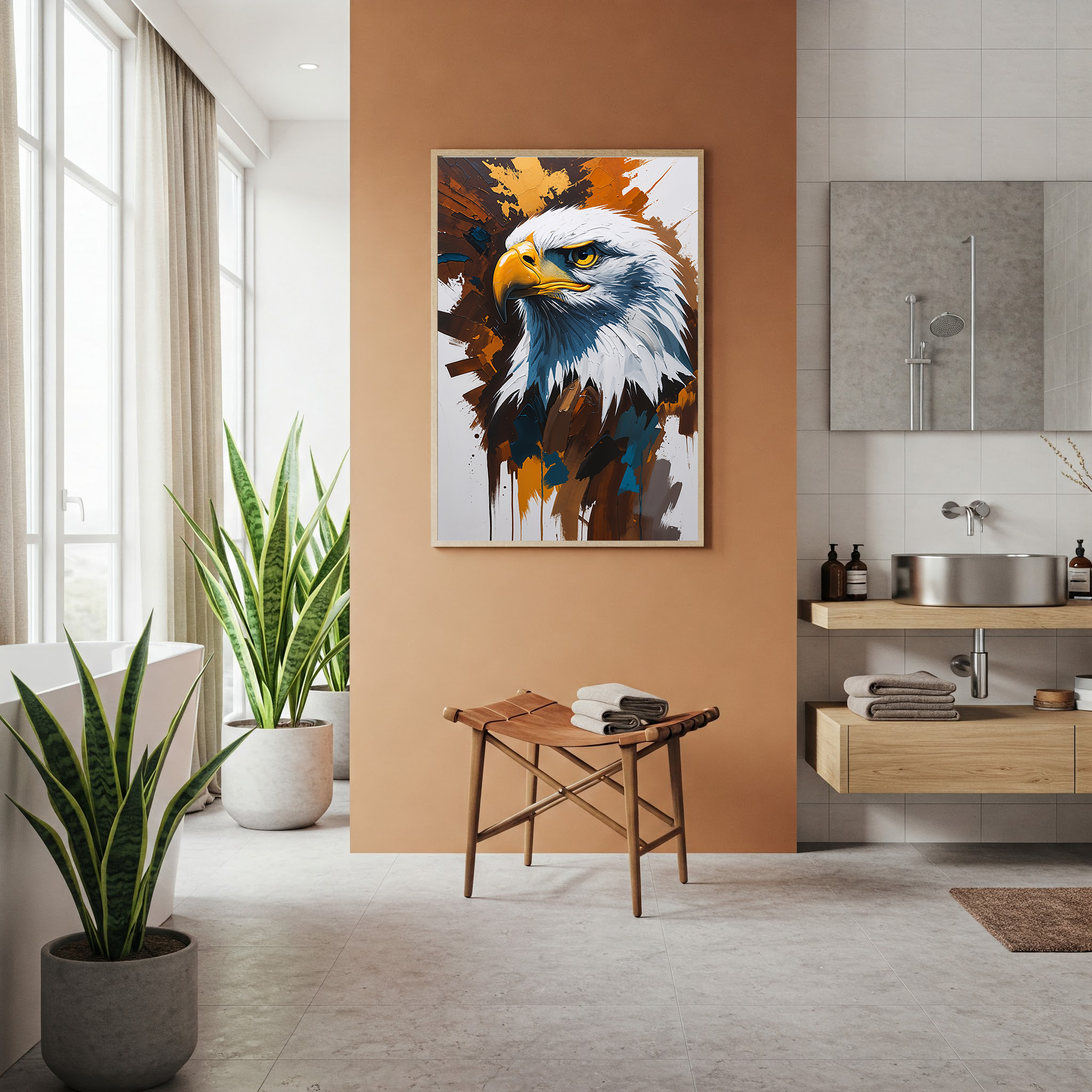 Abstract Eagle Wall Art II | Digital Download