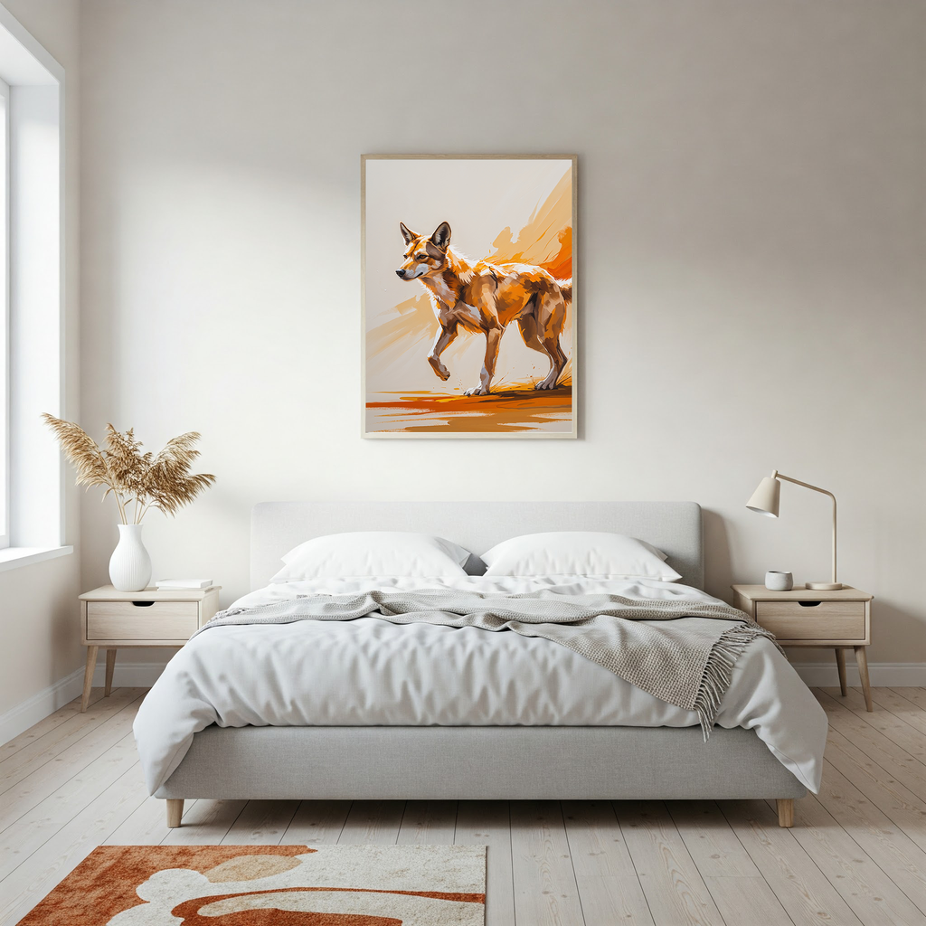 Abstract Dingo Wall Art | Digital Download