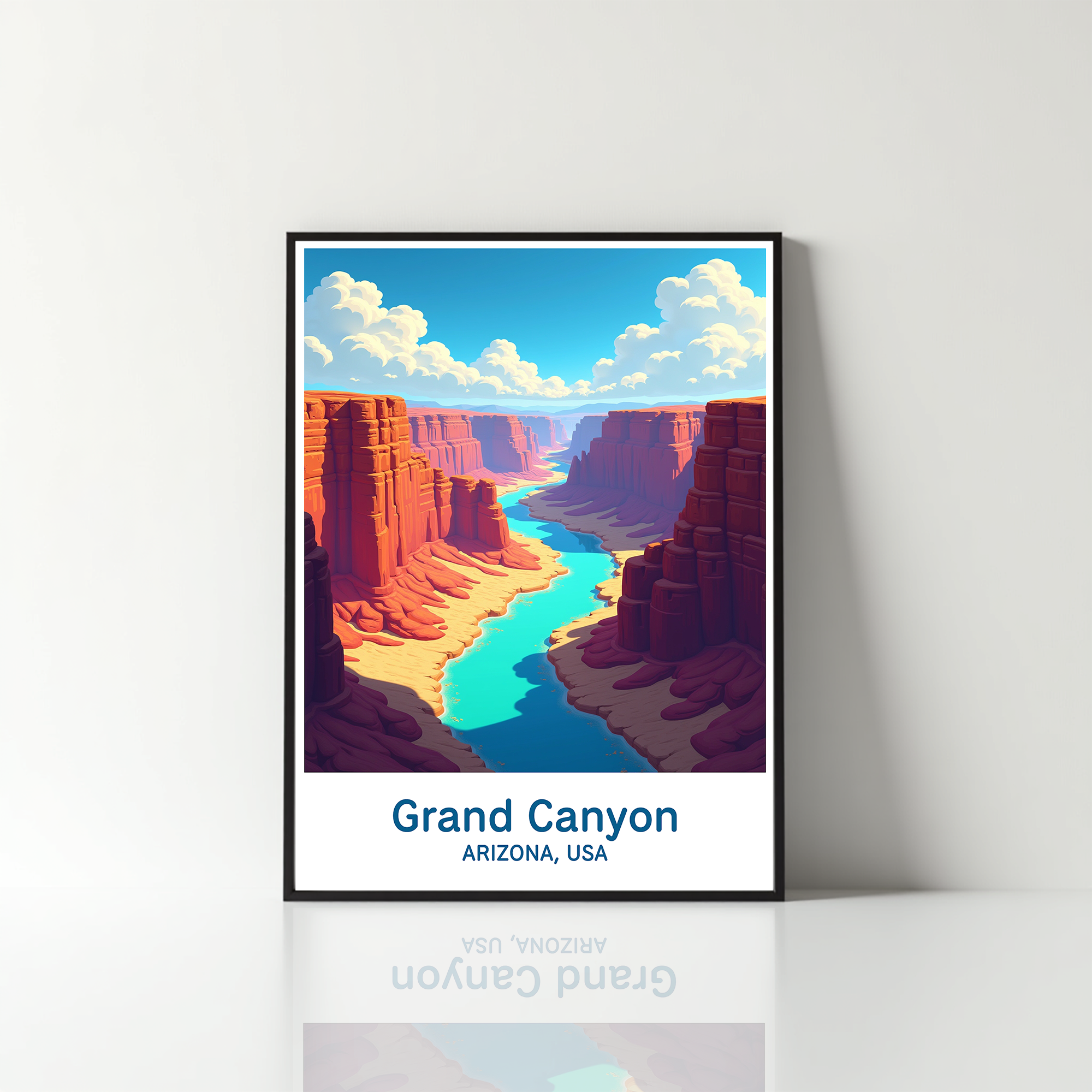 Grand Canyon Arizona Landscape Art Print | Digital Download