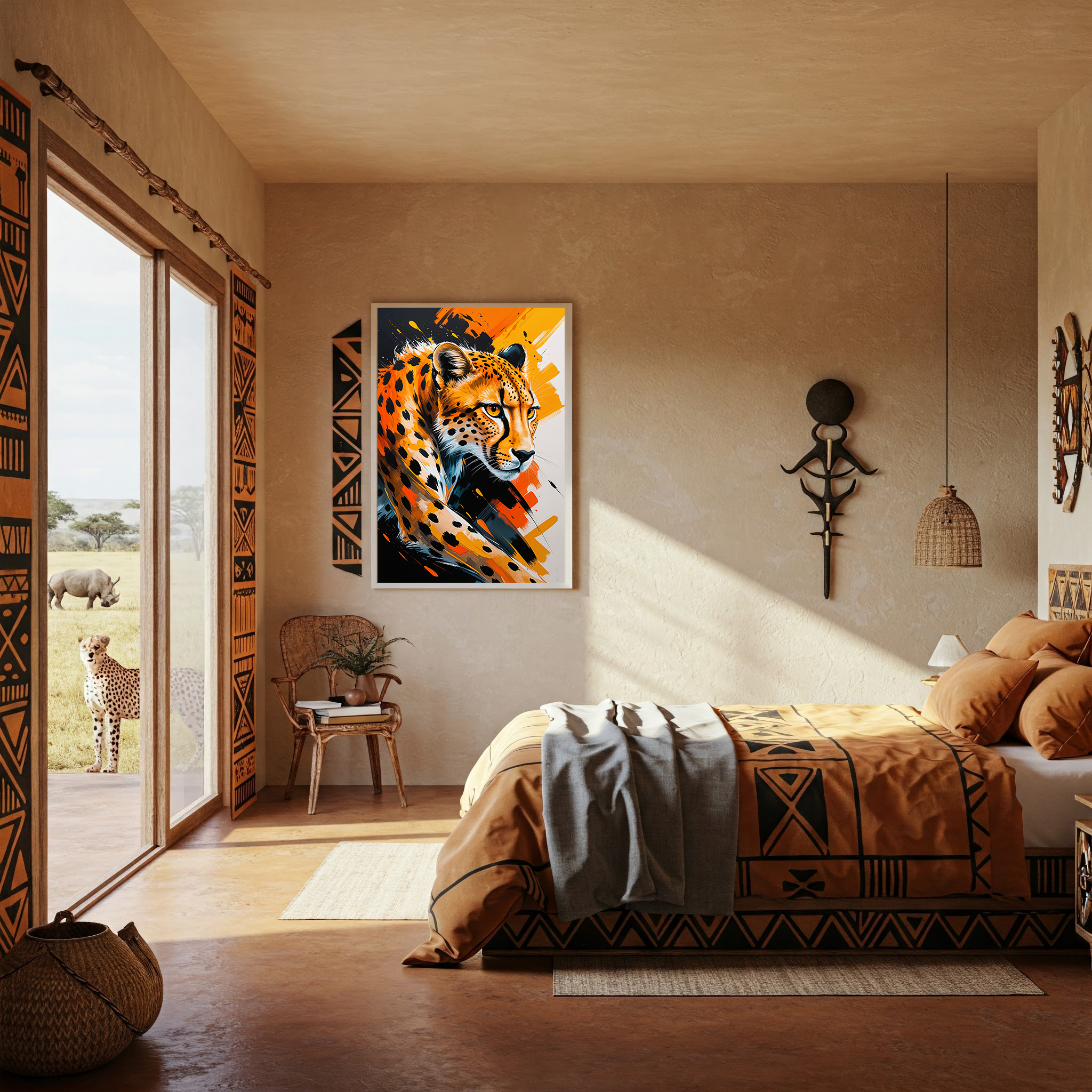 Abstract Cheetah Wall Art II | Digital Download