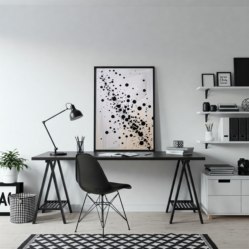 Abstract Ink Dispersion Art Print | Digital Download