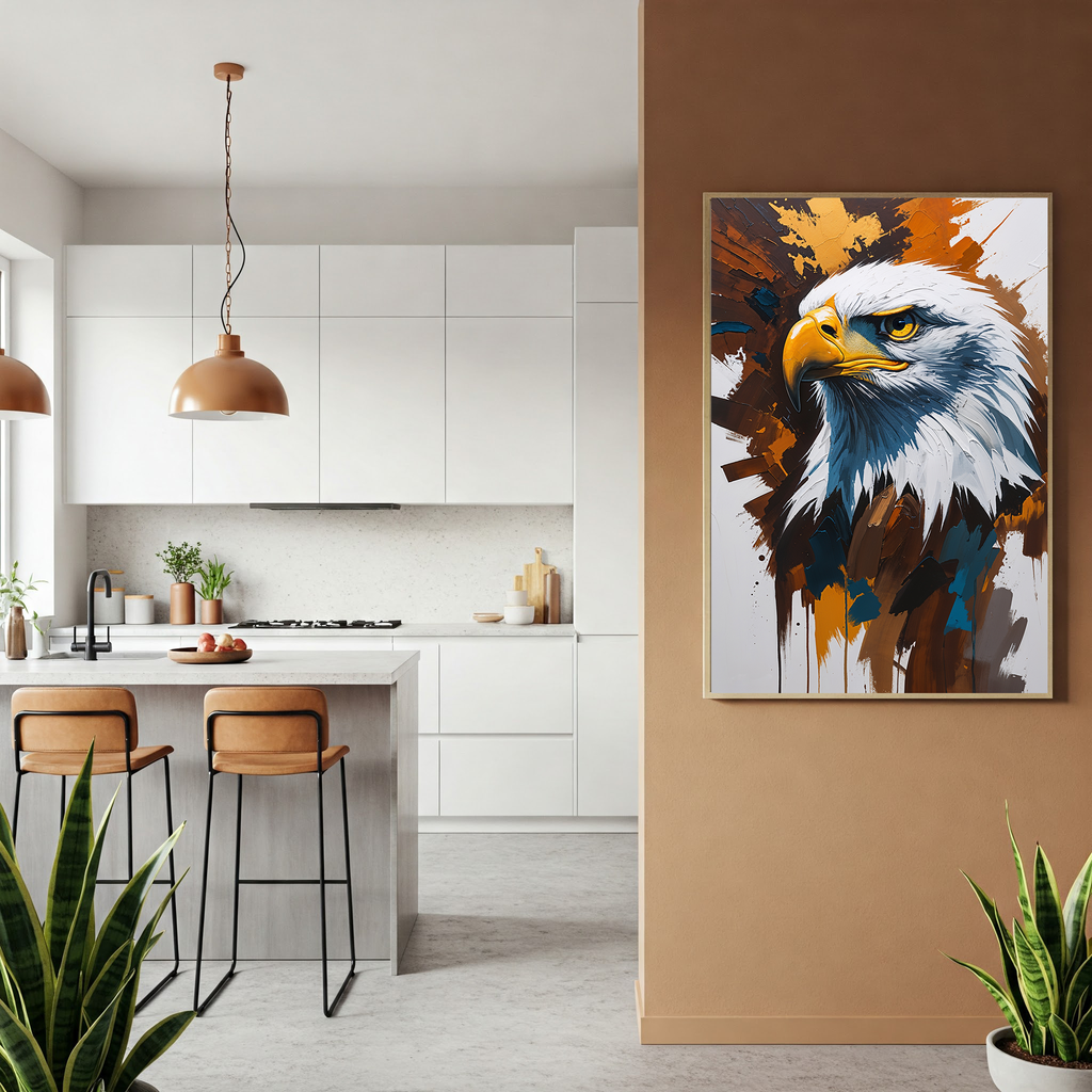 Abstract Eagle Wall Art II | Digital Download