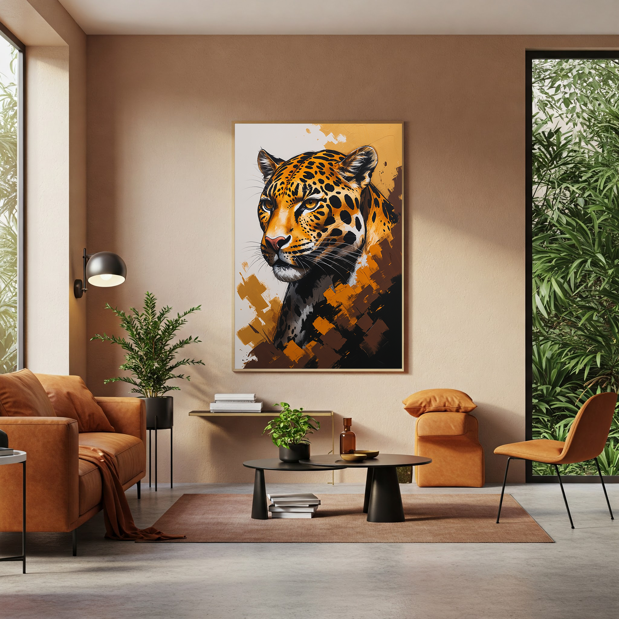Abstract Jaguar II Wall Art | Digital Download