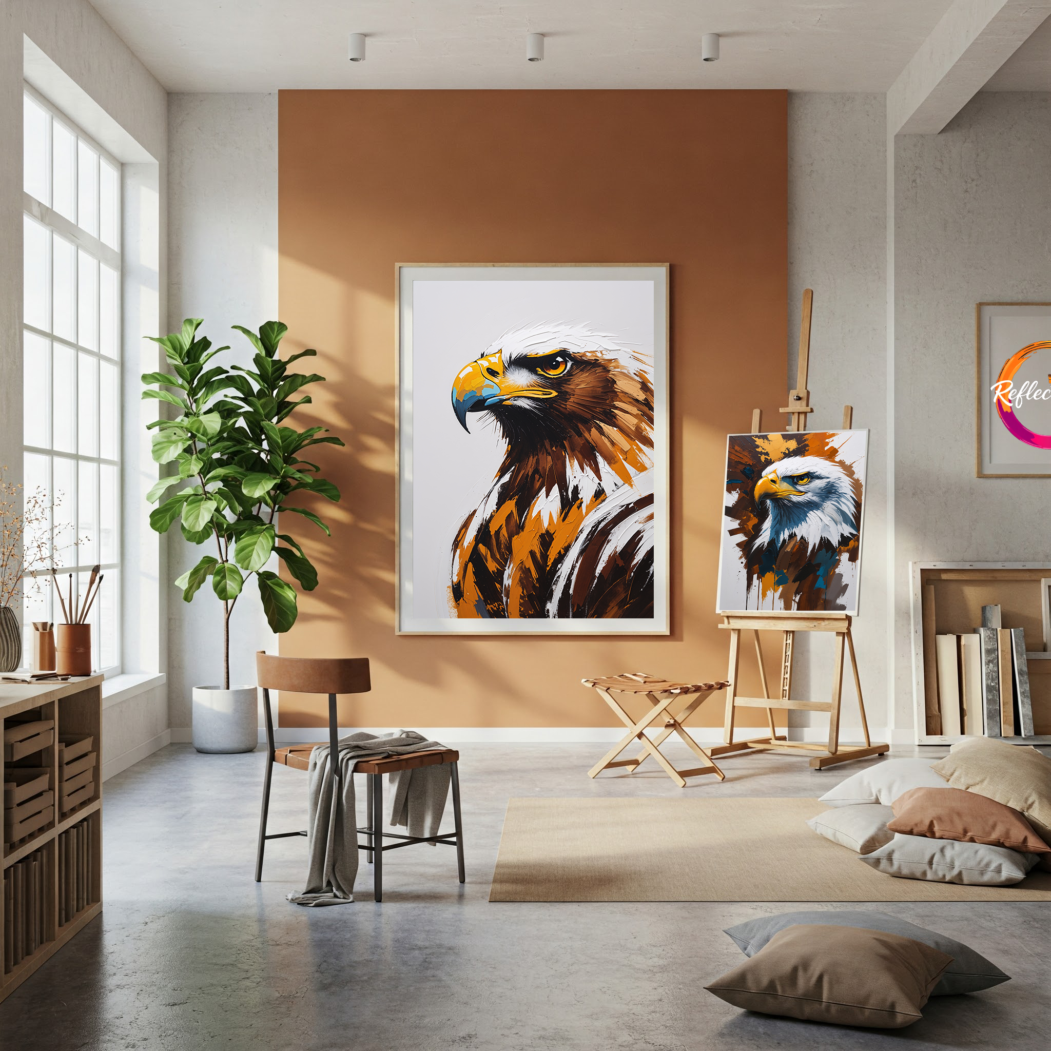 Abstract Eagle Wall Art | Digital Download