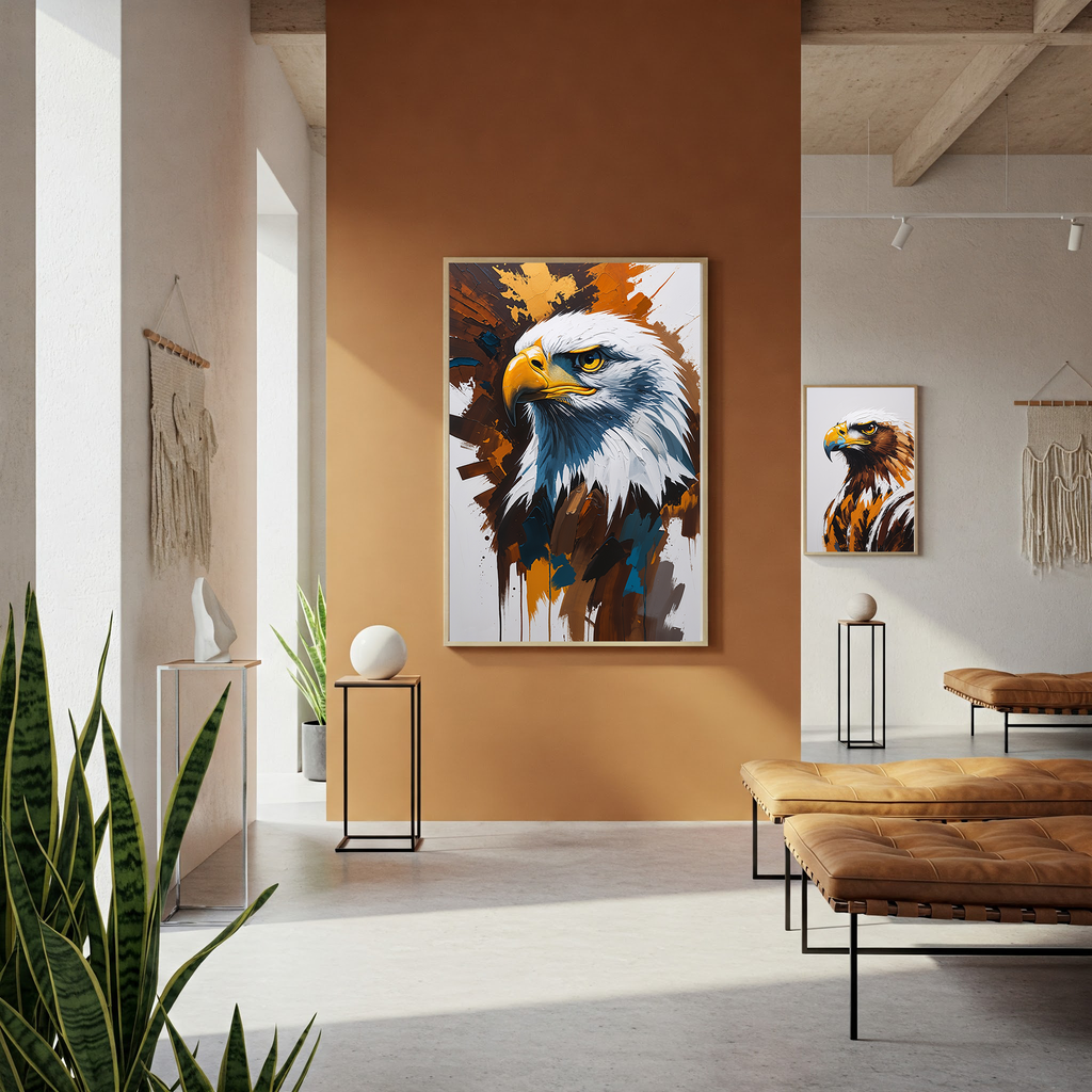 Abstract Eagle Wall Art II | Digital Download