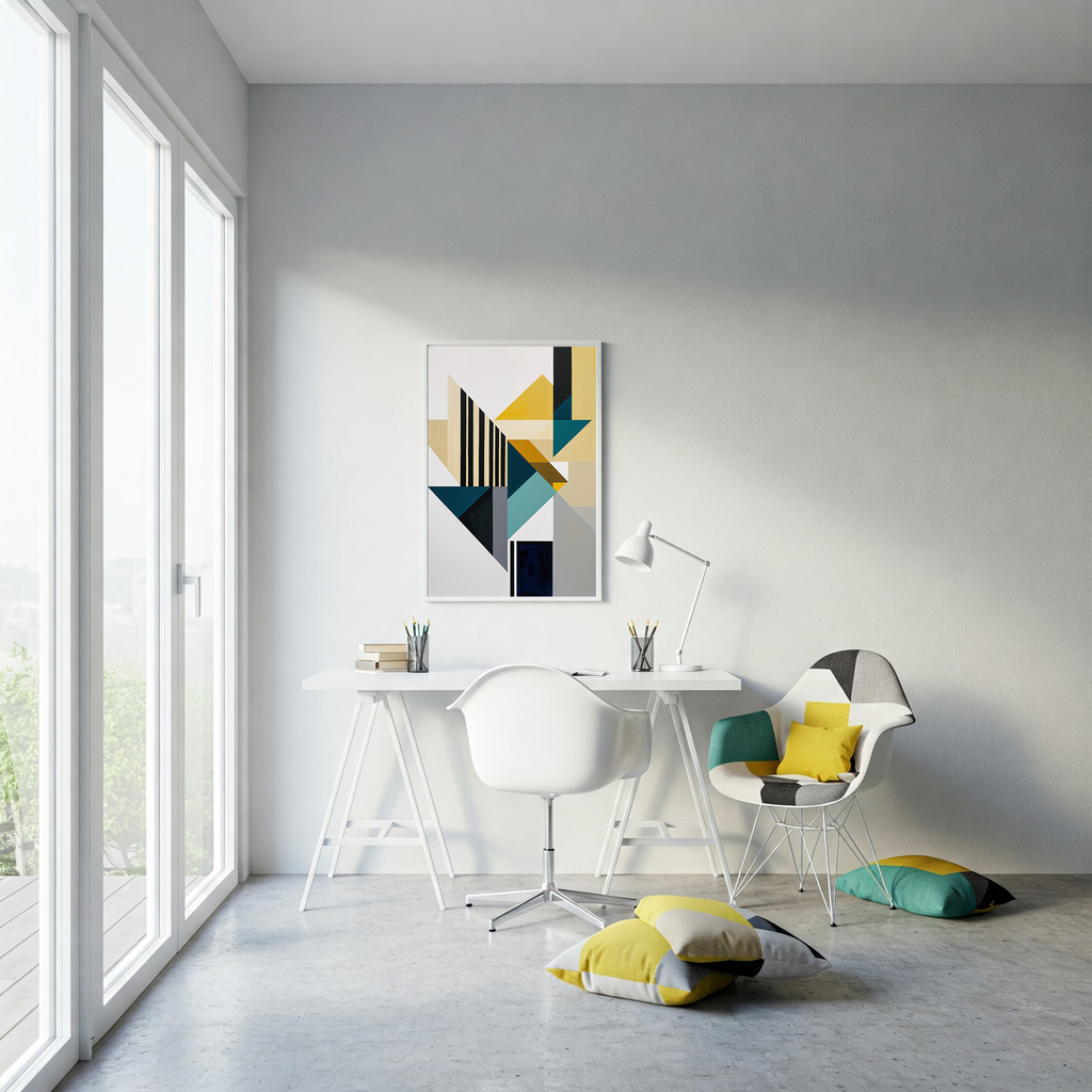 Abstract Geometric Art Print | Digital Download