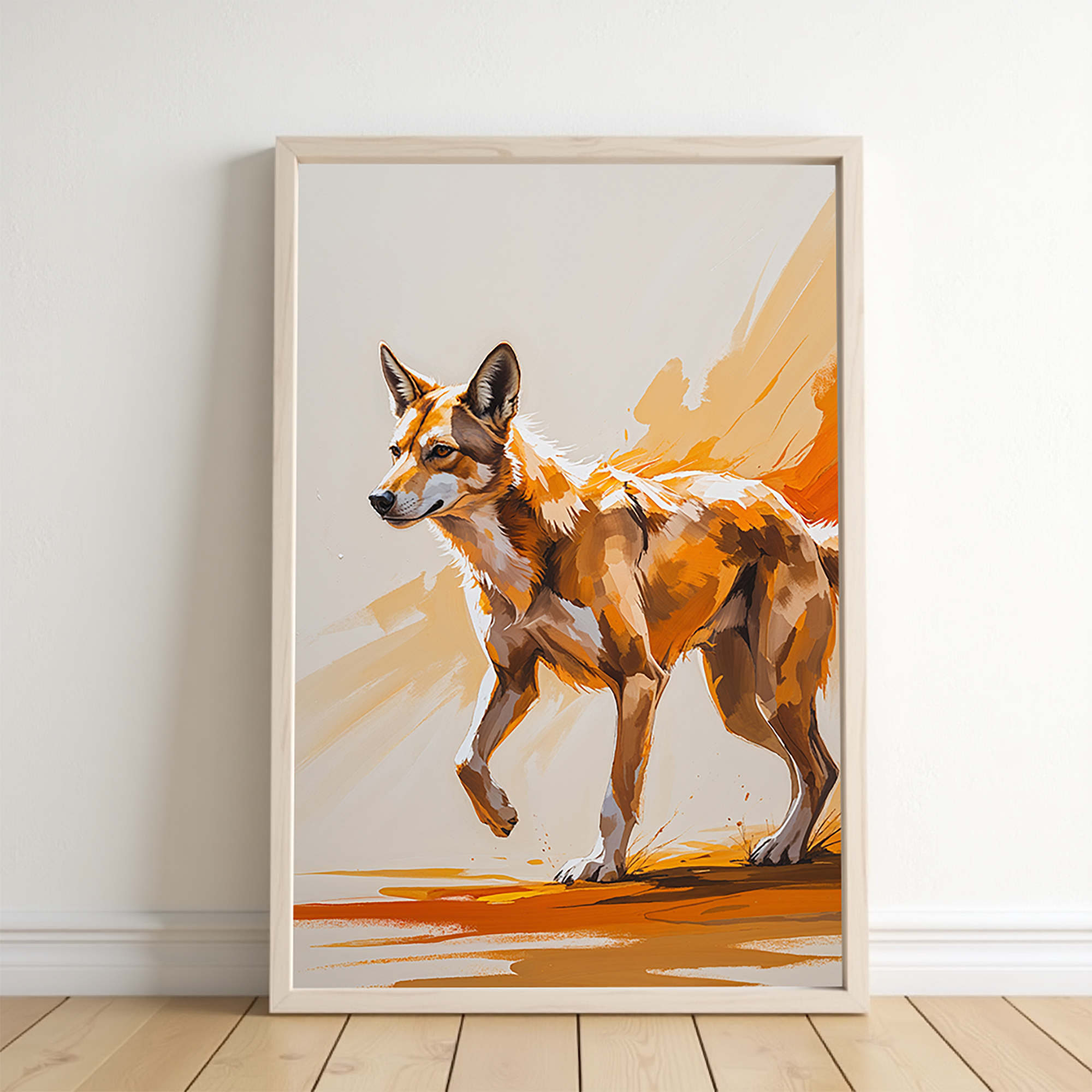 Abstract Dingo Wall Art | Digital Download