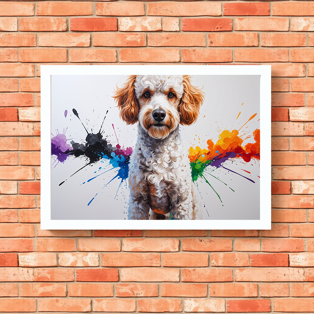 Colorful Poodle Art | Digital Download Print