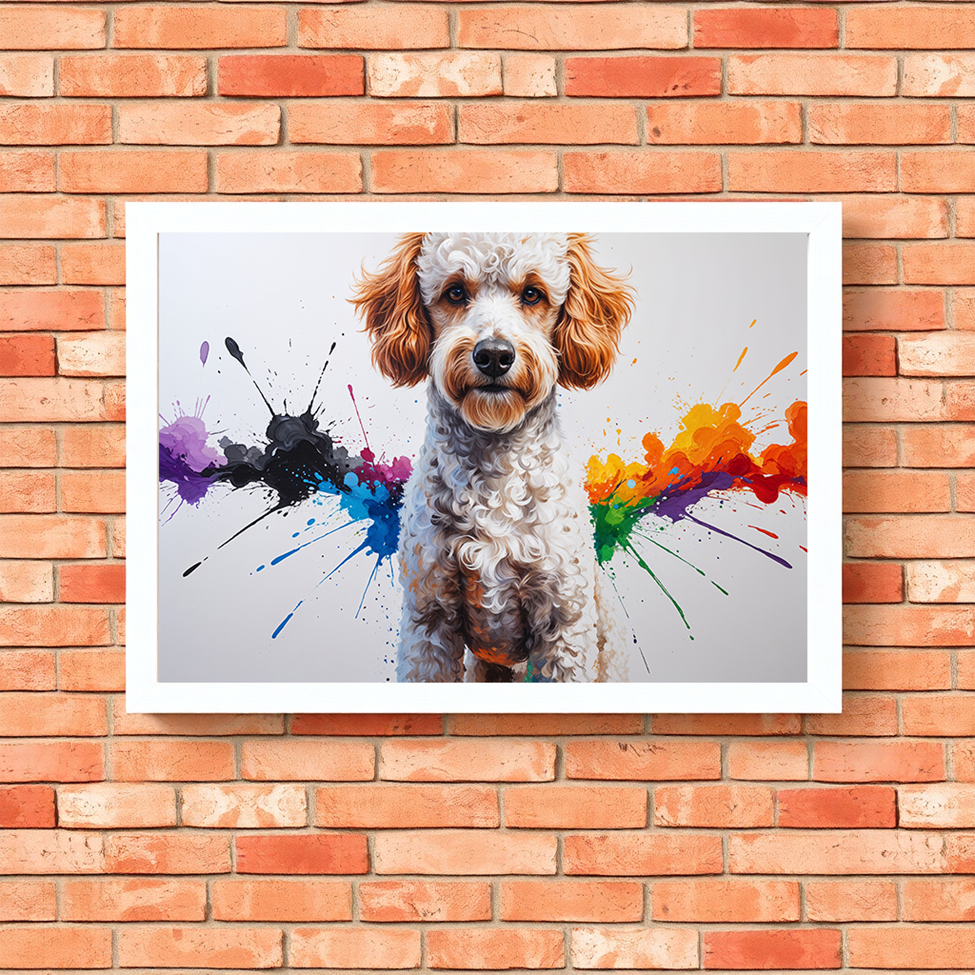 Colorful Poodle Art | Digital Download Print