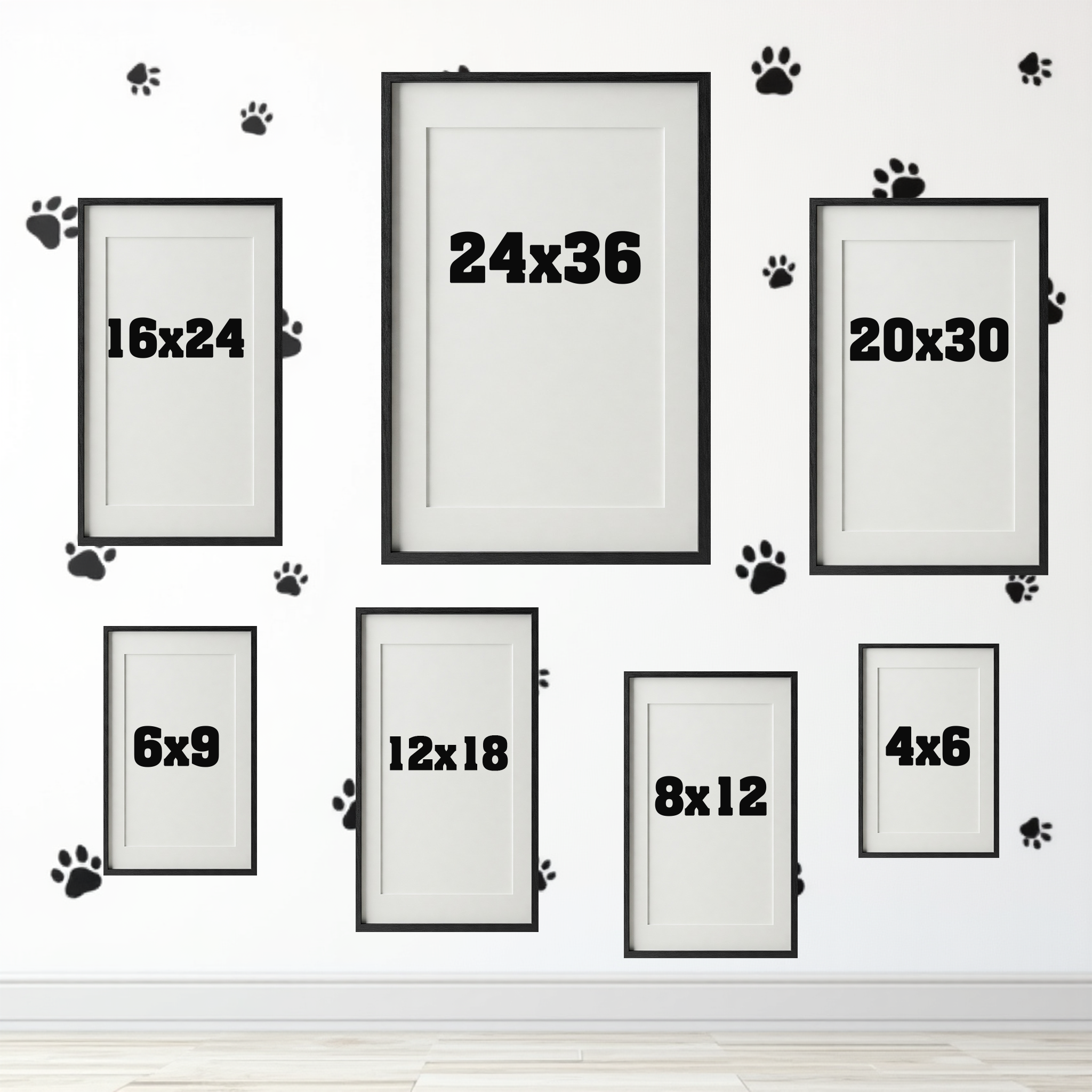 Geometric Basset Hound Art Print - Digital Download