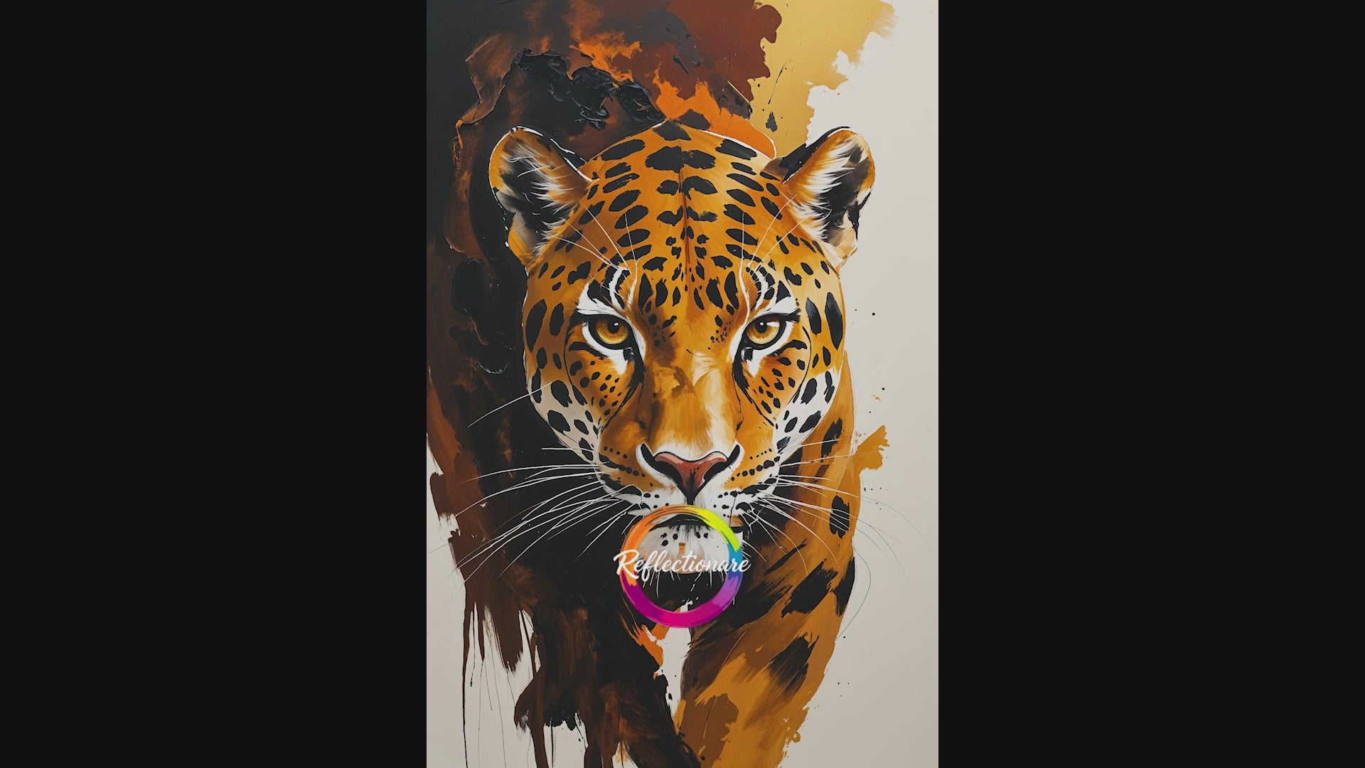Abstract Jaguar Wall Art | Digital Download