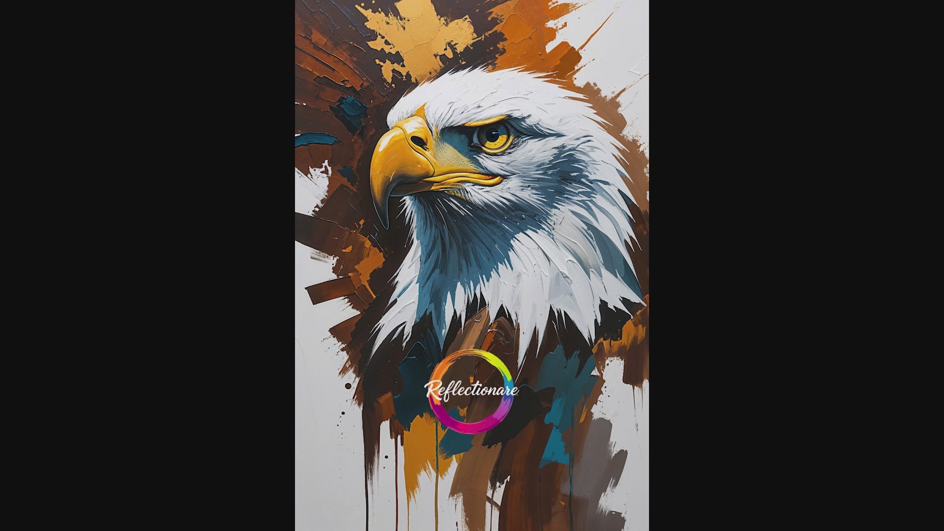 Abstract Eagle Wall Art II | Digital Download