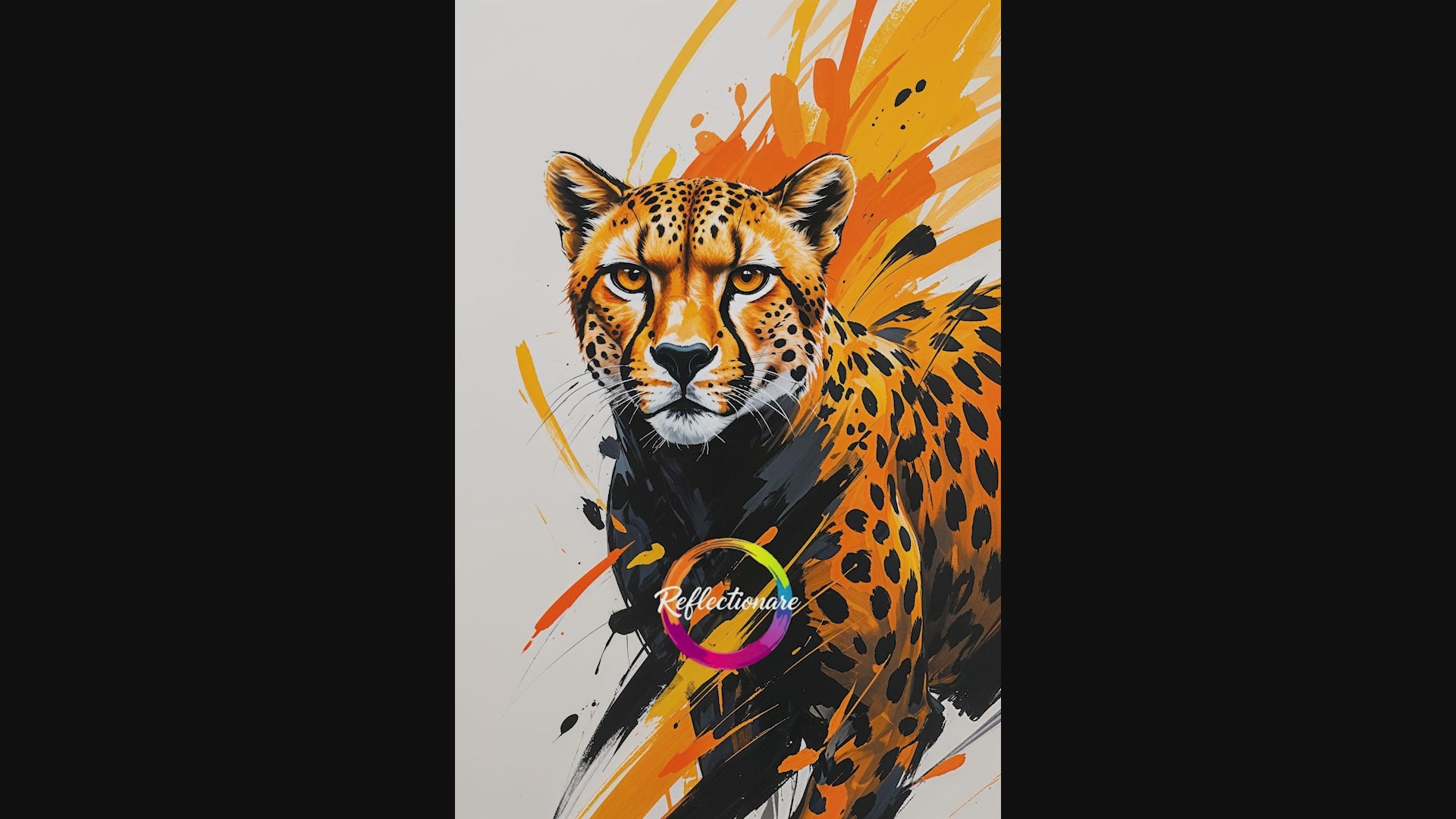 Abstract Cheetah Wall Art | Digital Download