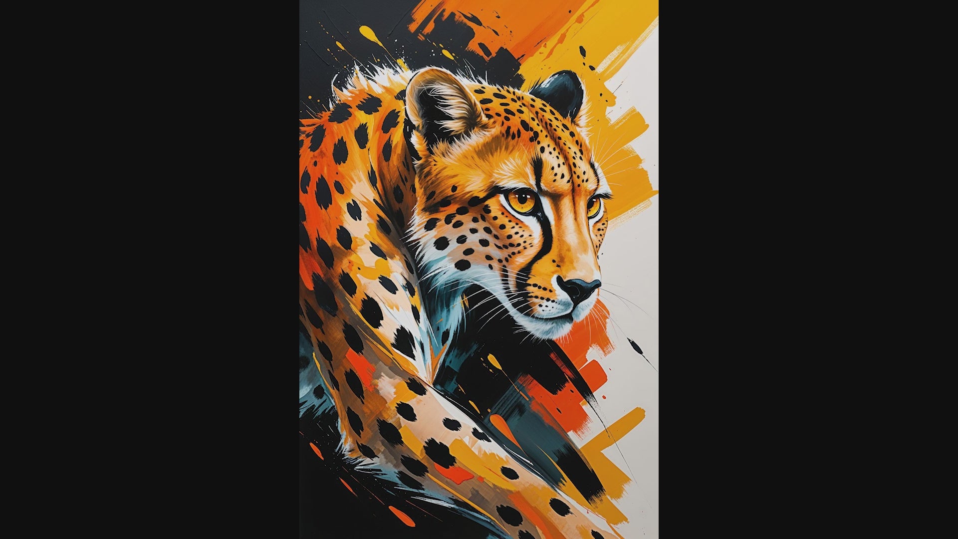 Abstract Cheetah Wall Art II | Digital Download